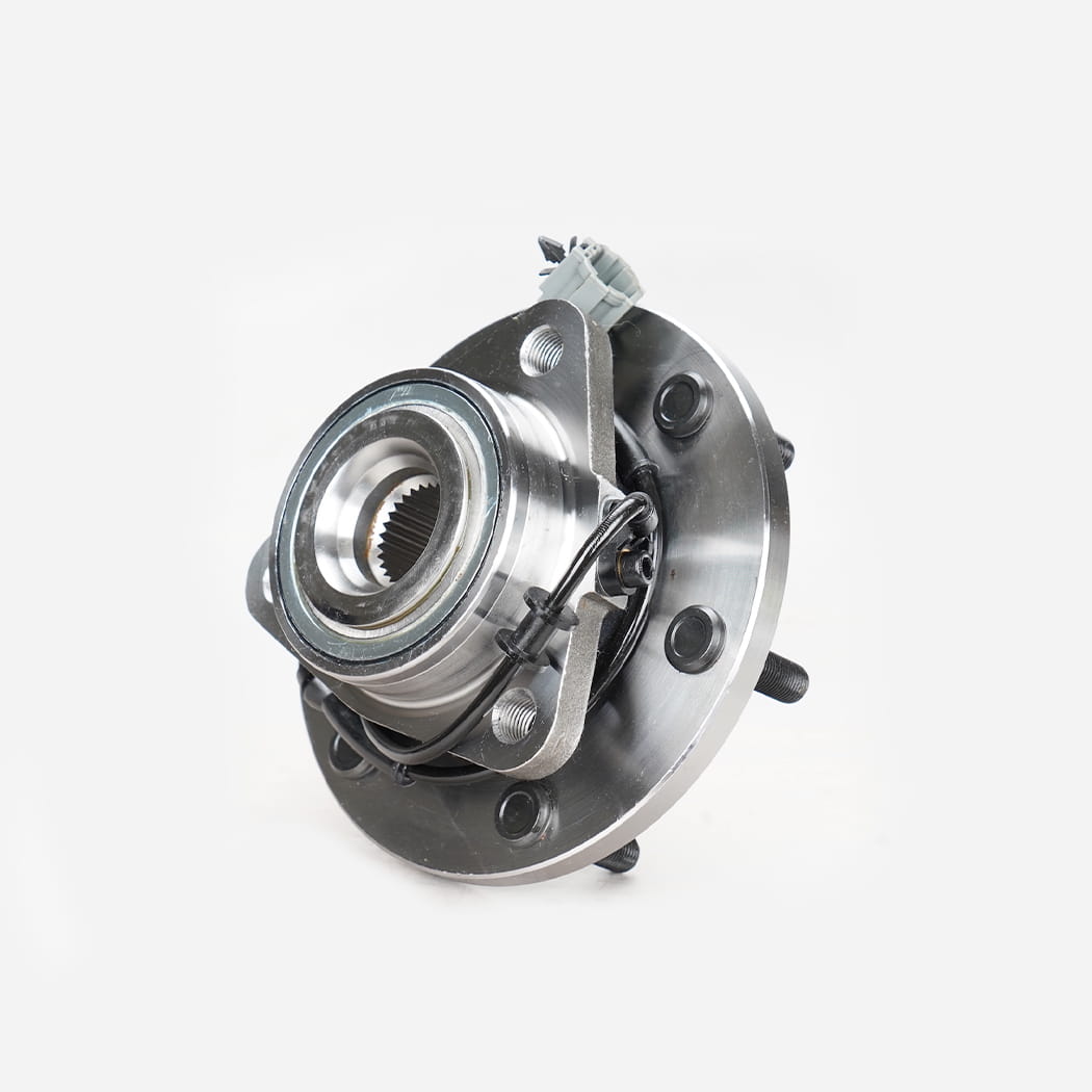 Hanhub 515125 Framhjulnav och lagermontering kompatibel med QX56 Armada Titan ersätter BR930829 SP500703 40202-ZR00B 40202-ZR40A 40202-ZR40B 6-LUG